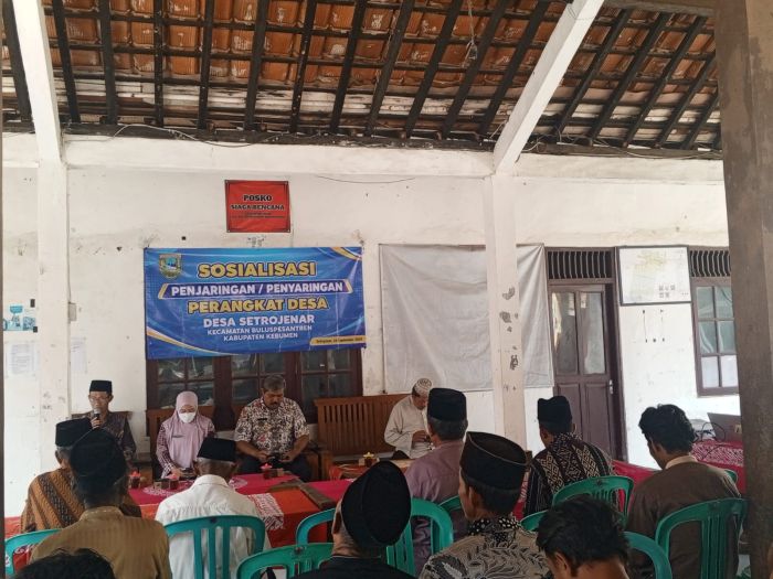 SOSIALISASI PENJARINGAN / PENYARINGAN PERANGKAT DESA SETROJENAR 01